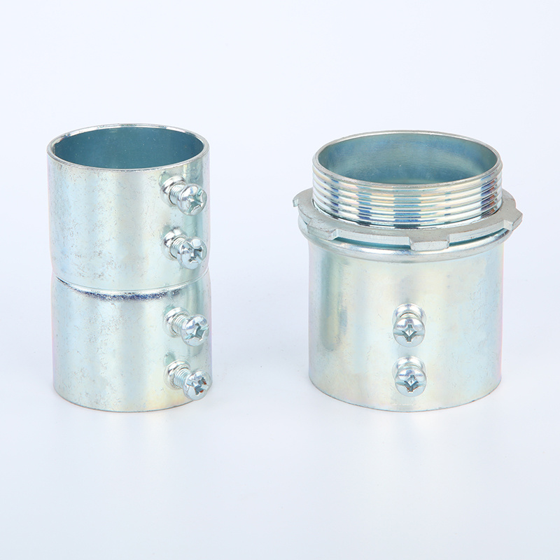 UL Listed EMT Connector 4" Zinc Die Casting Set Screw Type