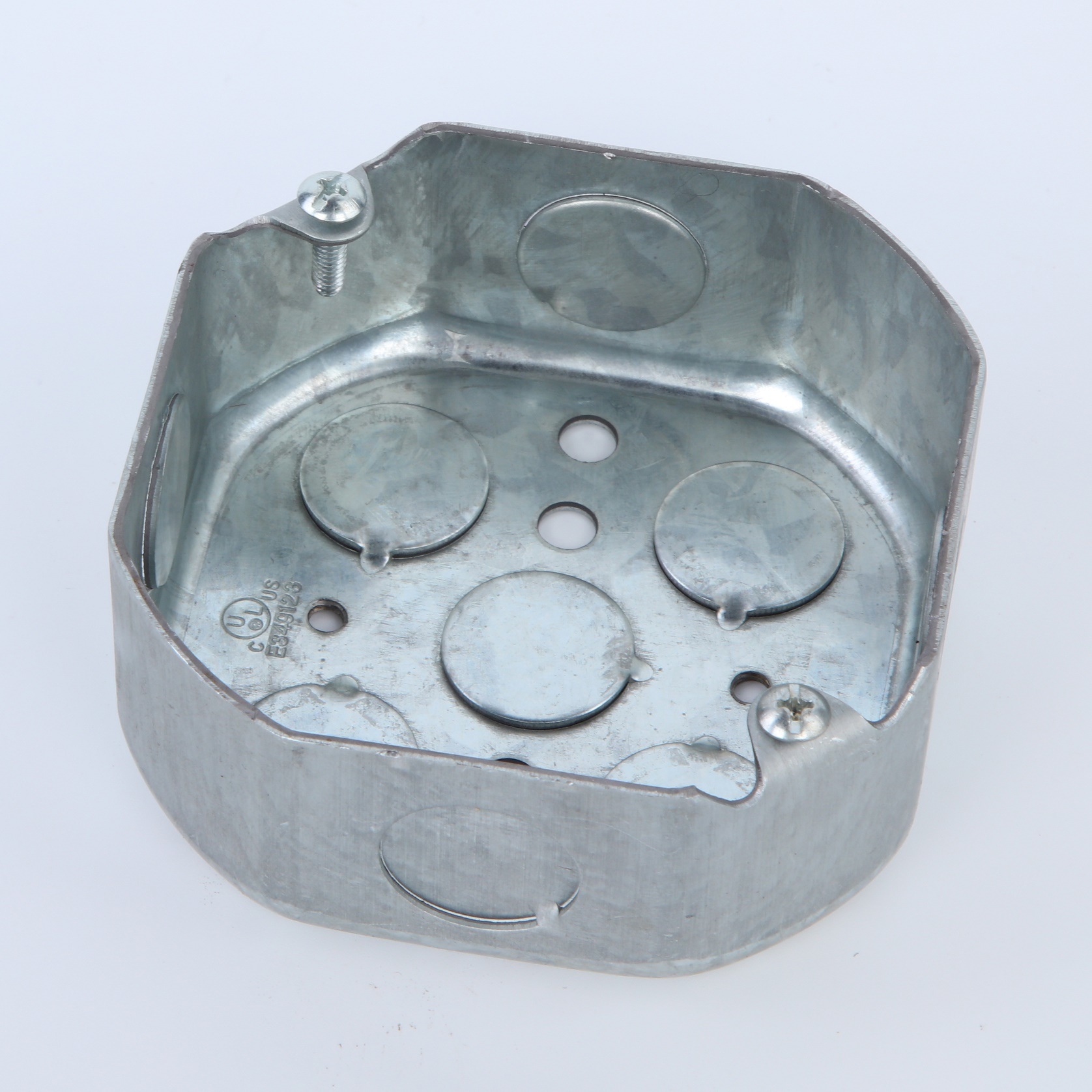 Octagon Steel Conduit Box UL Listed