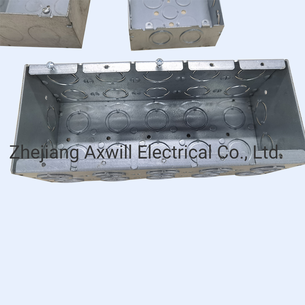 3-Gang Masonry Box for Steel Conduit Tubing