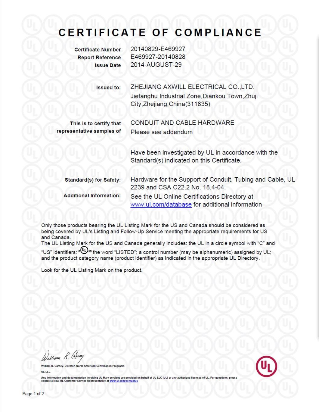 Band Hanger EMT IMC Rigid Conduit UL Listed to 6 Inch