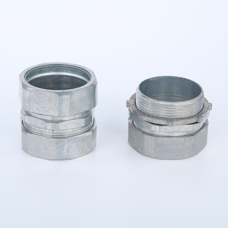 UL Listed EMT Connector 4" Zinc Die Casting Set Screw Type
