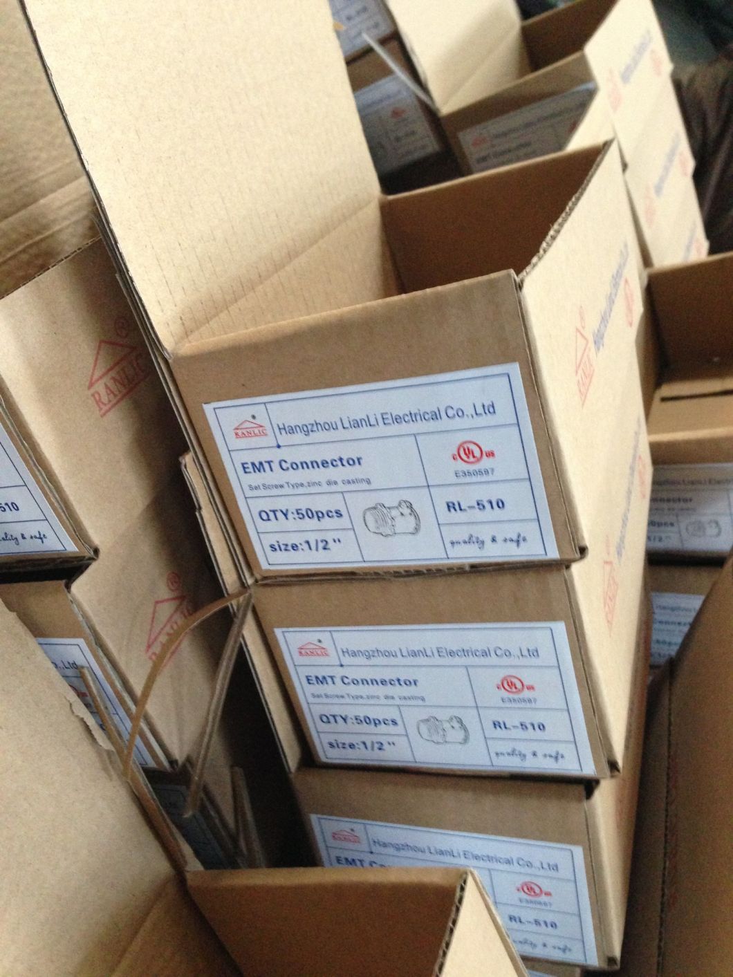 Steel Outlet Box Octagon UL Listed 1-1/2" Depth