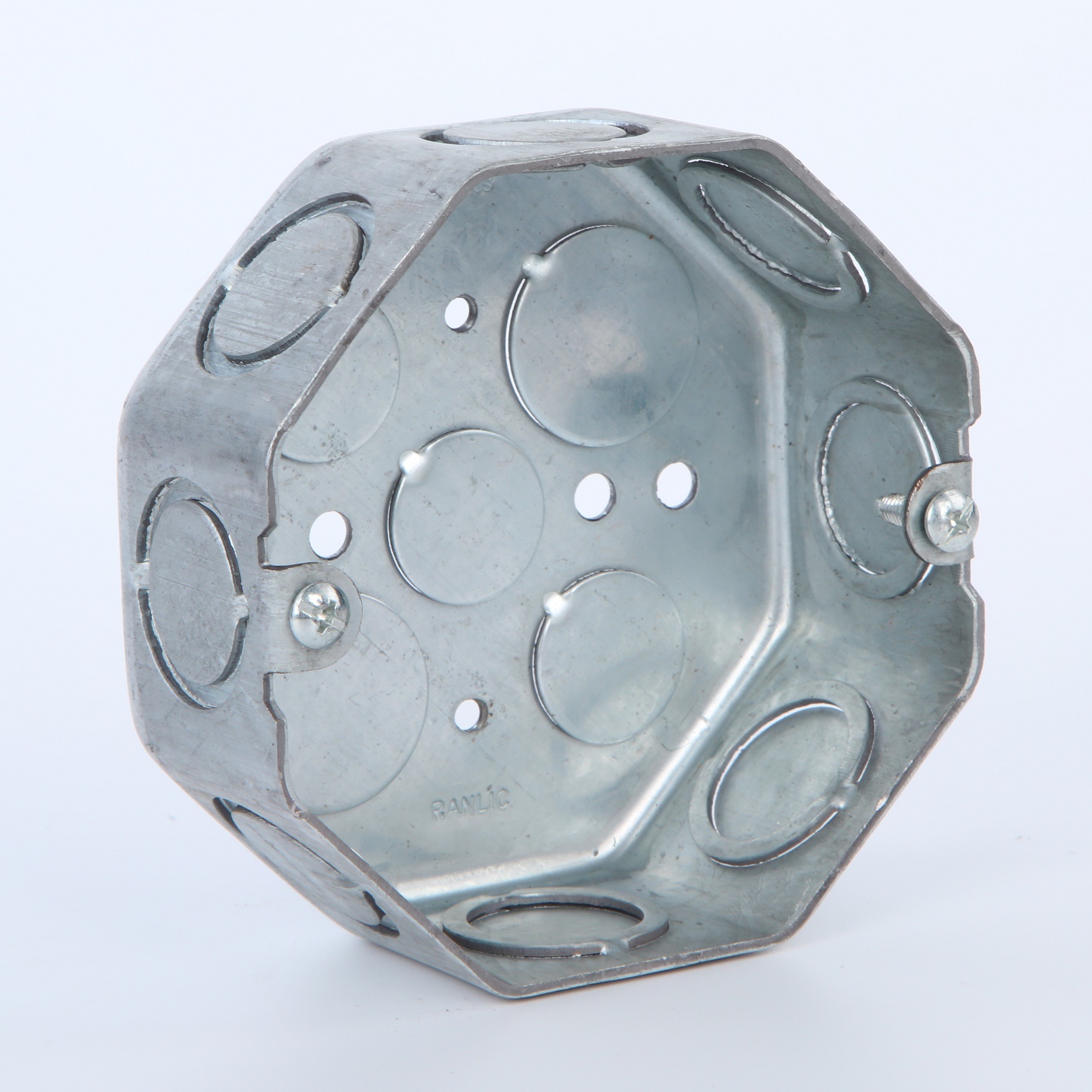 Steel Outlet Box Octagon UL Listed 1-1/2" Depth