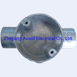 Two Way Straight Aluminum Junction Box