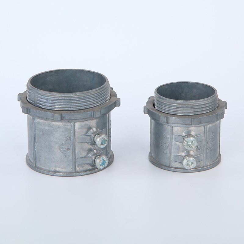 UL Listed EMT Connector 4" Zinc Die Casting Set Screw Type
