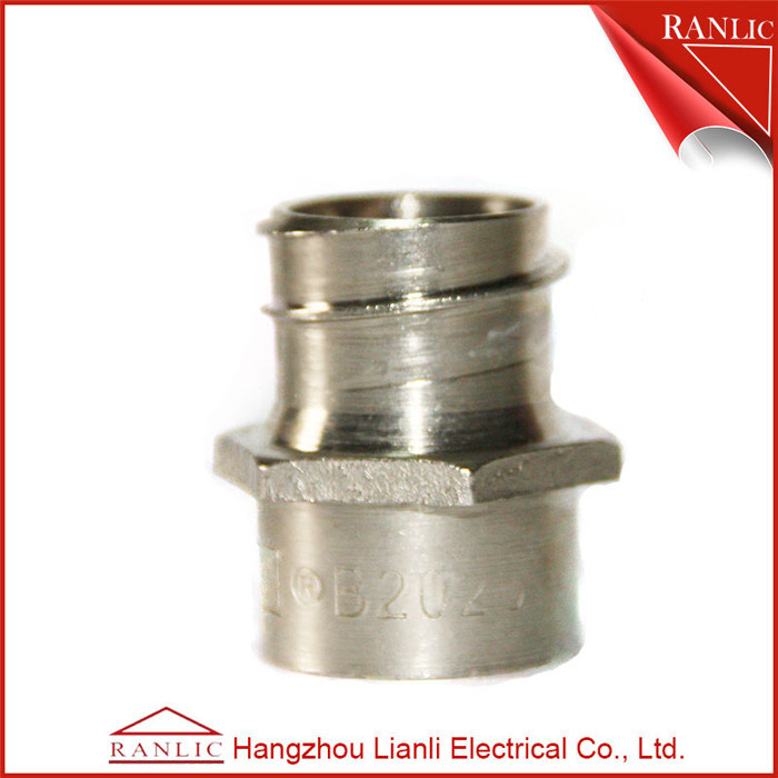 Brass Female Male Adaptor Nickle Plate