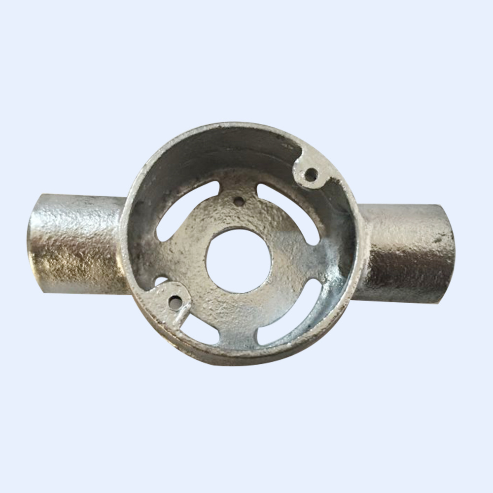 Four Way Back Entry Malleable Circular Box 25mm