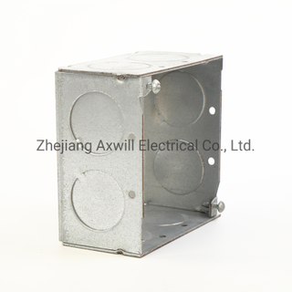 Welded Steel Square Outlet Box 2-1/8"