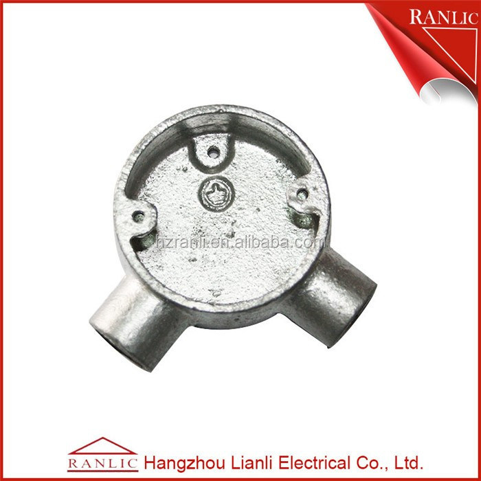 2021 UL Listed Conduit Malleable Iron Junction Terminal 2 Way Boxes