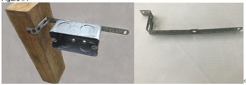 Electrical Steel Conduit Box Support 3 and 4 Devices Bracket
