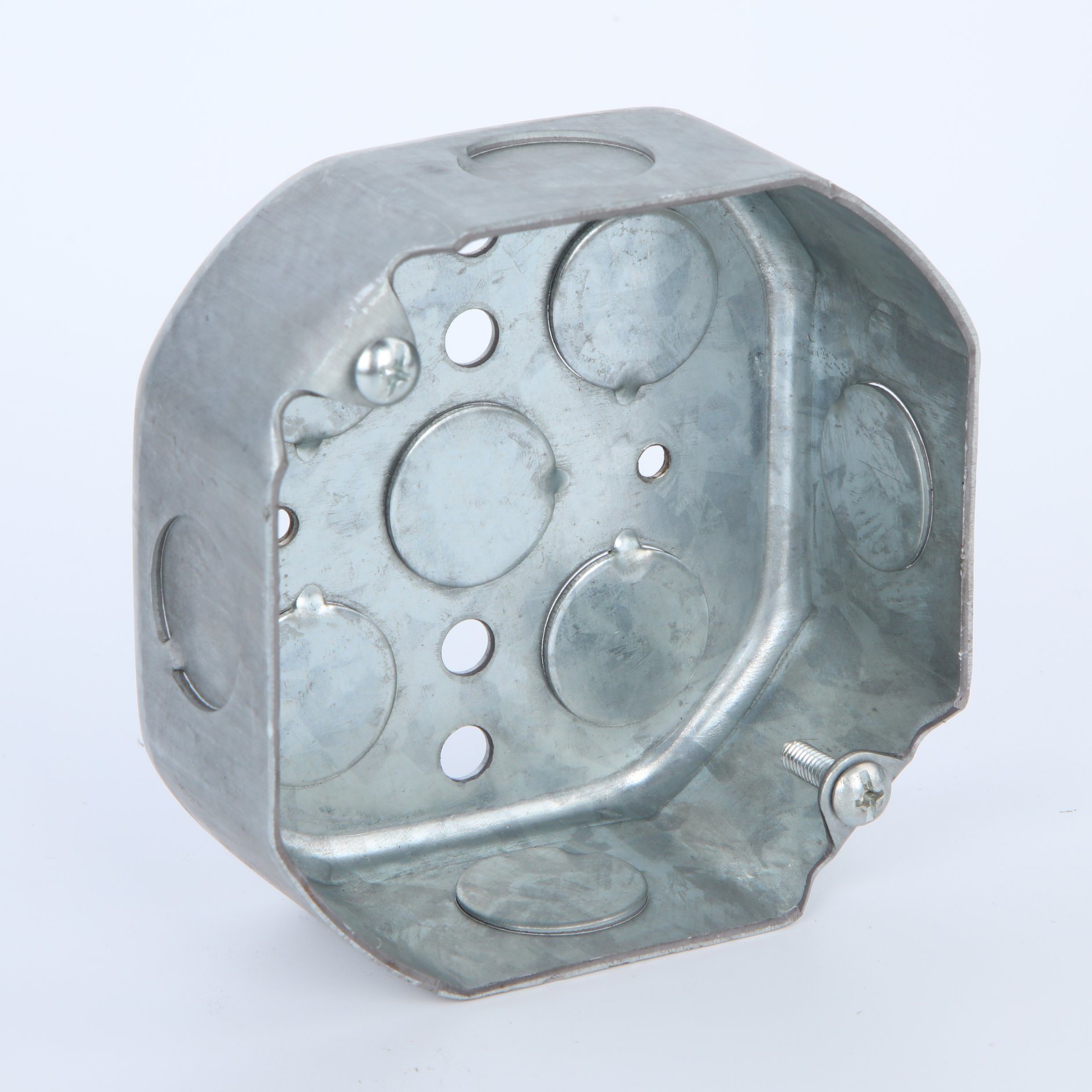 Steel Outlet Box Octagon UL Listed 1-1/2" Depth