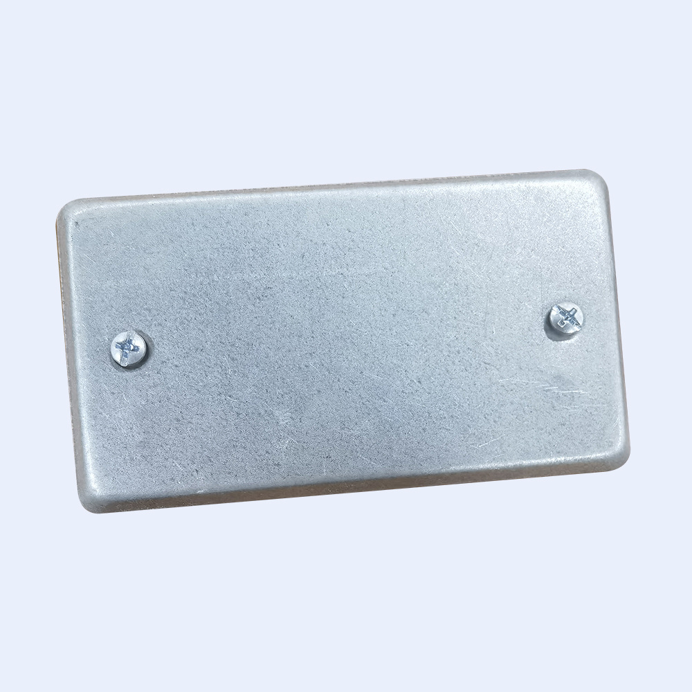 4 Square1/2 Inch Raised Duplex Receptacle Industrial Surface Cover